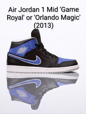 Air Jordan 1 Mid "Orlando Magic" (2013) Mens 10.5 EUC